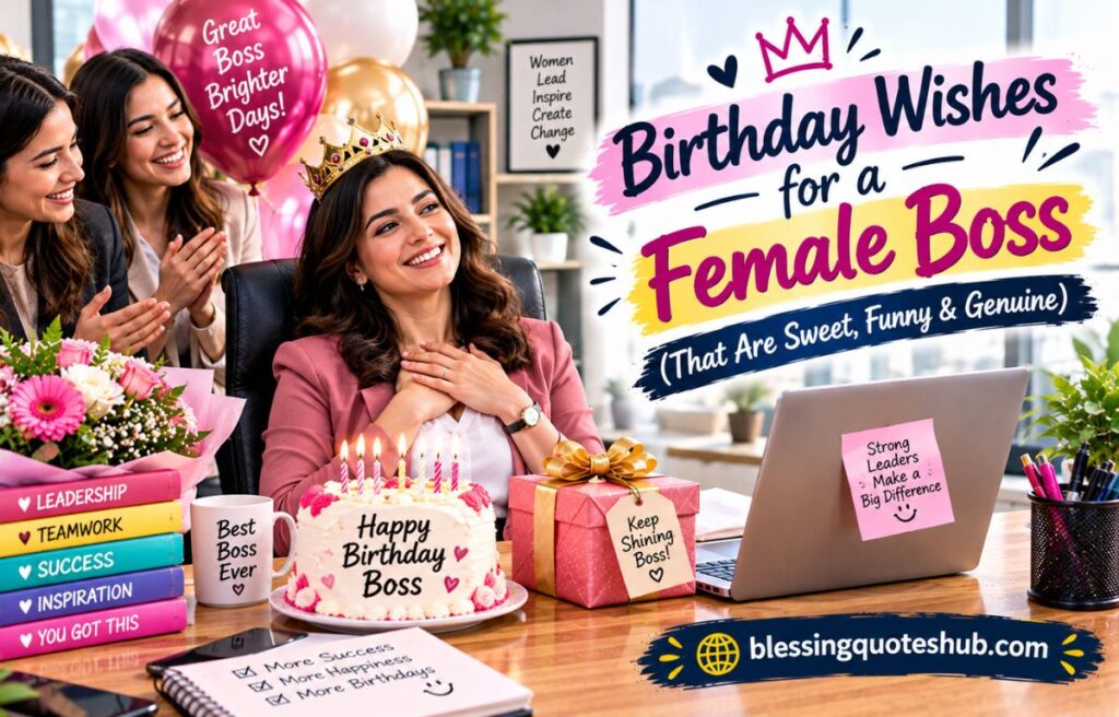 Birthday Wishes for a Female Boss
