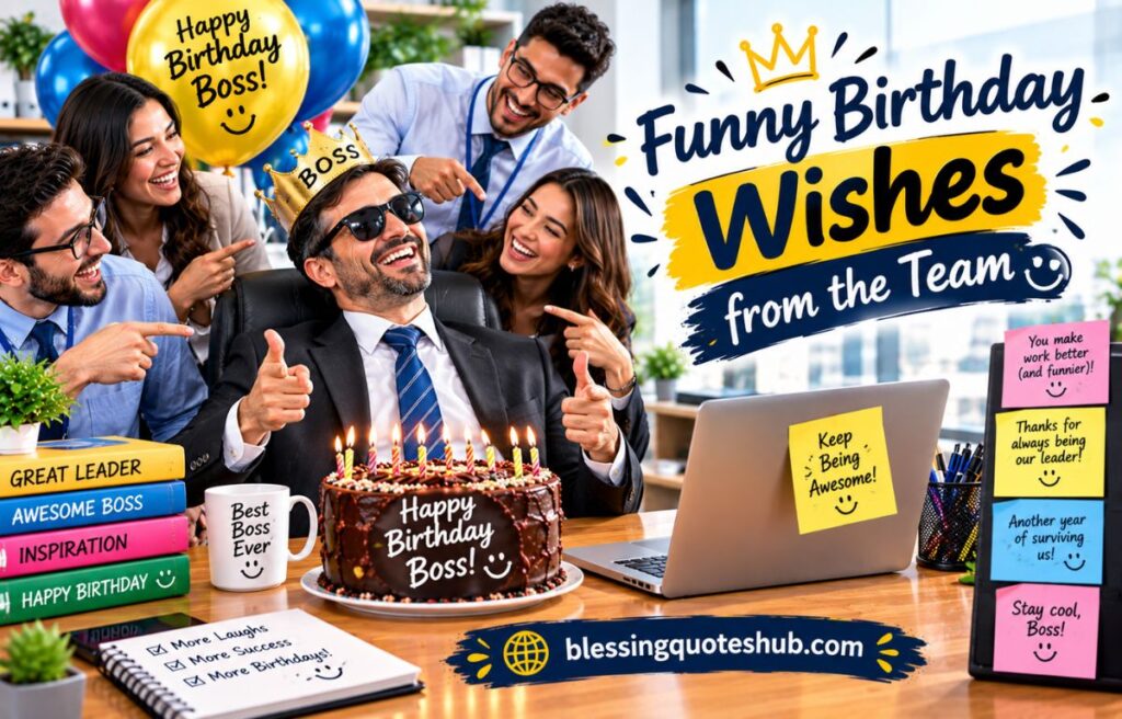 Funny Birthday Wishes from the Team