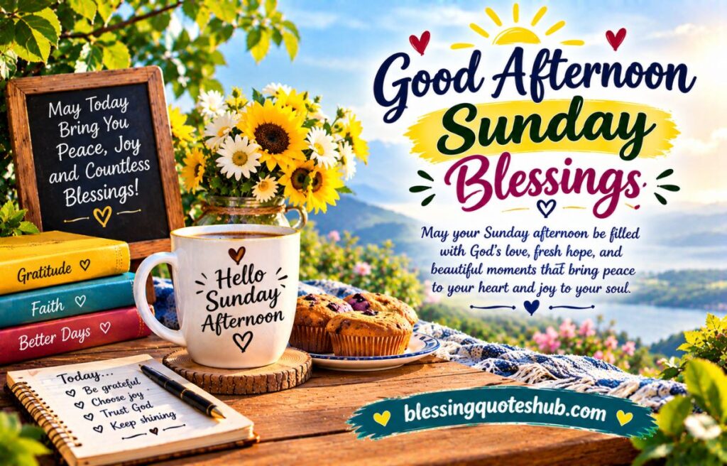 Good Afternoon Sunday Blessings