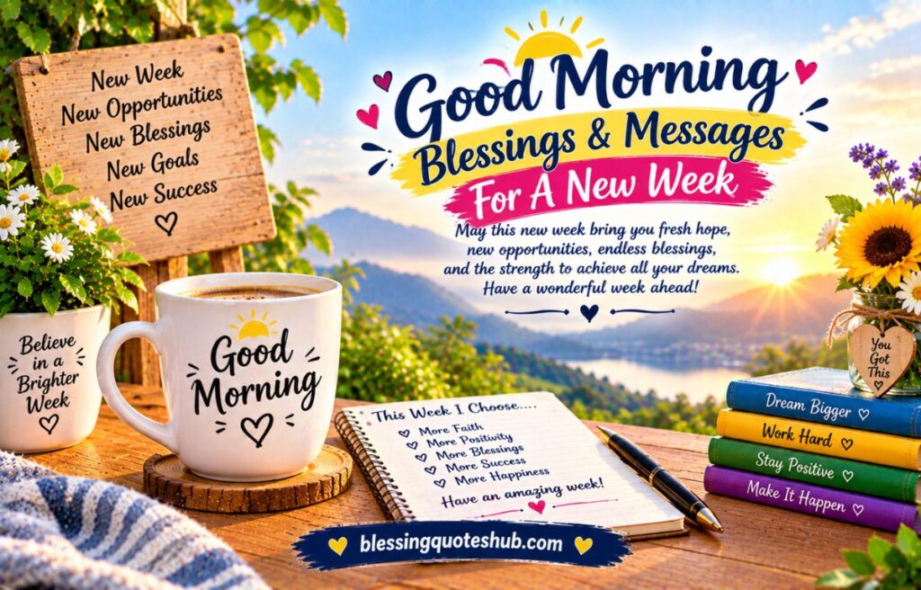 Good Morning Blessings & Messages For A New Week