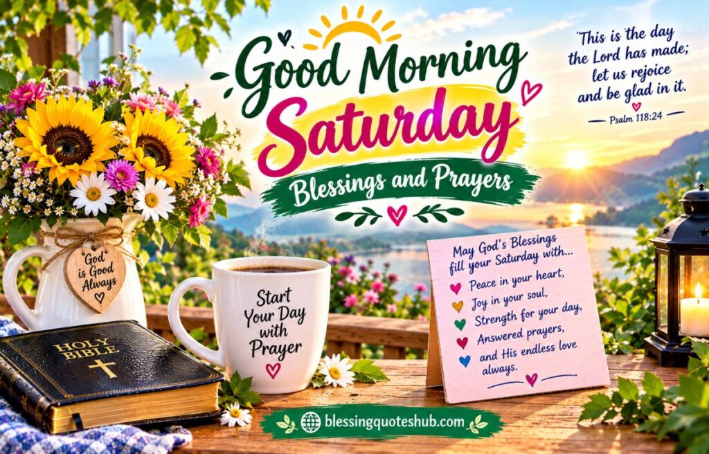  Good Morning Saturday Blessings and Prayers