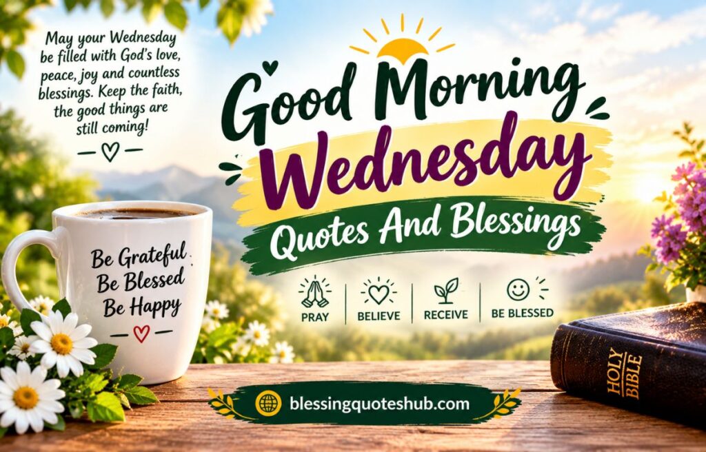 Good Morning Wednesday Quotes And Blessings