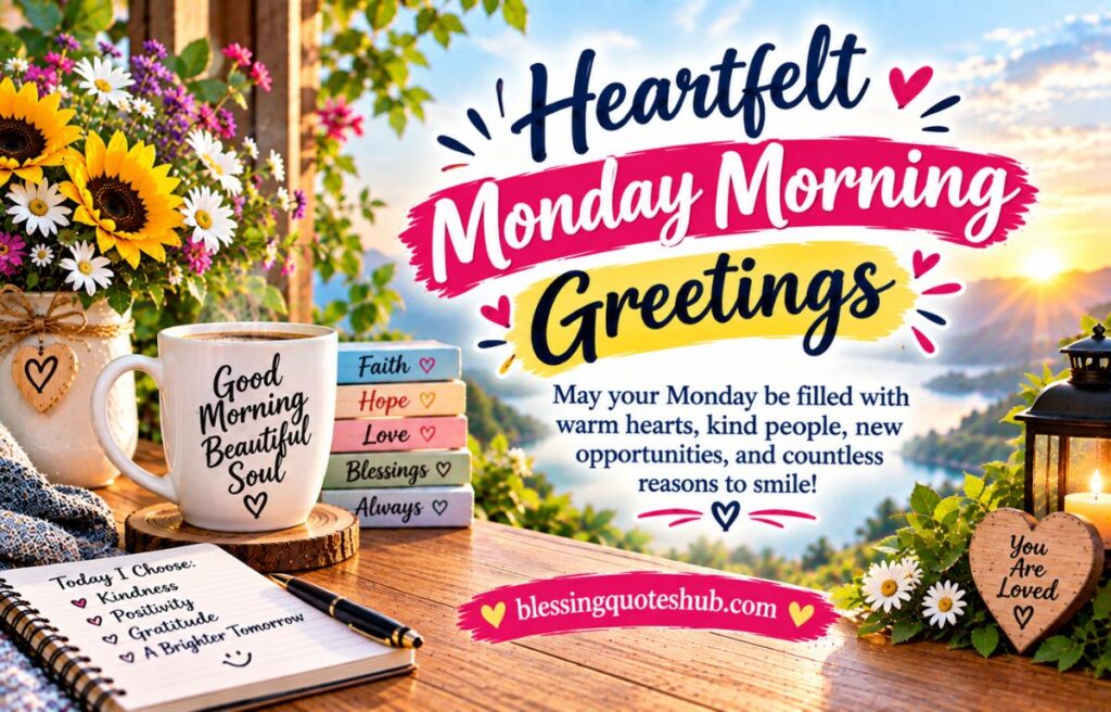 Heartfelt Monday Morning Greetings
