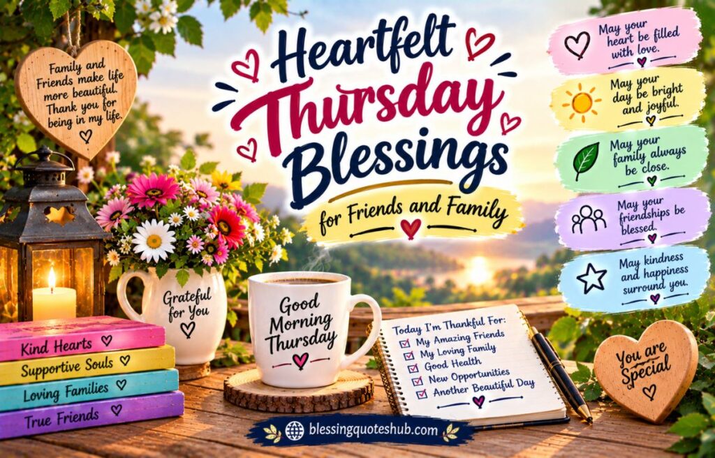 Heartfelt Thursday Blessings for Friends and Family