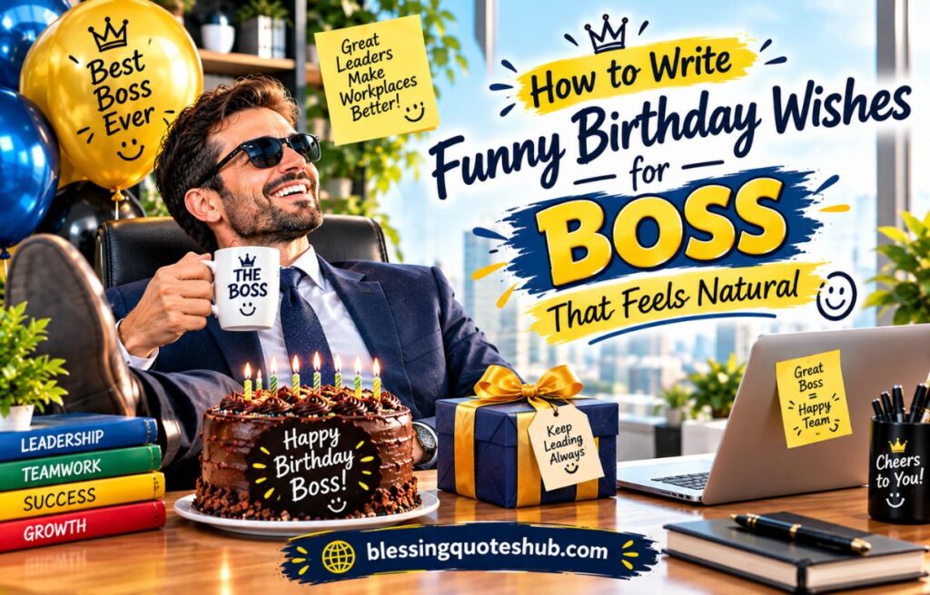 How to Write Funny Birthday Wishes for Boss That Feels Natural