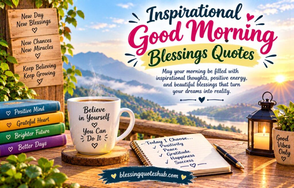 Inspirational Good Morning Blessings Quotes
