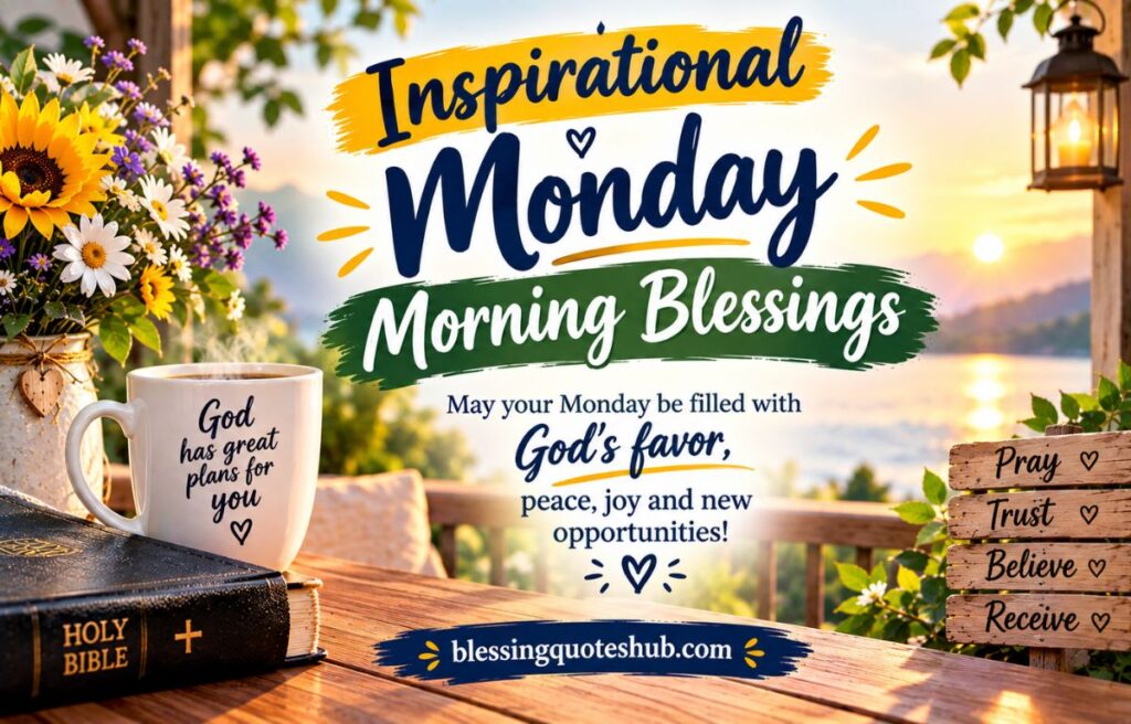 Inspirational Monday Morning Blessings