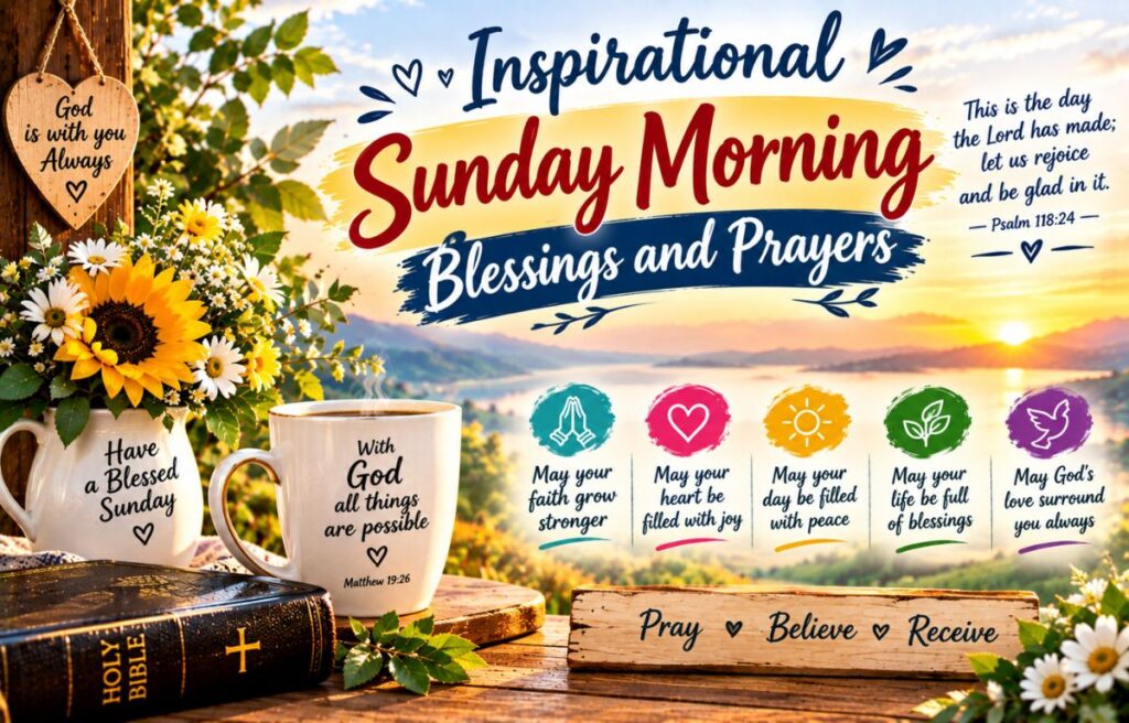  Inspirational Sunday Morning Blessings and Prayers