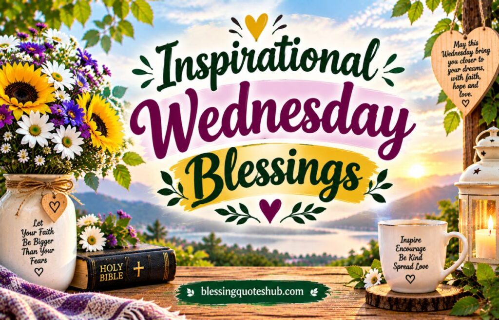 Inspirational Wednesday Blessings
