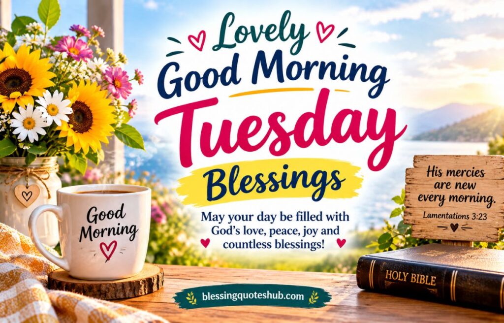 Lovely Good Morning Tuesday Blessings