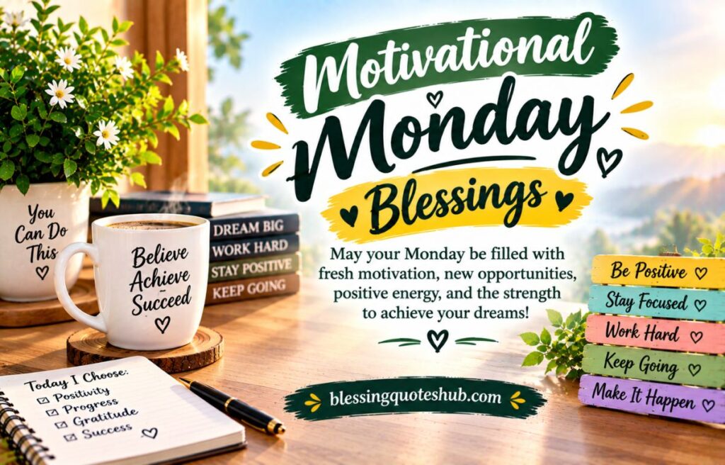 Motivational Monday Blessings