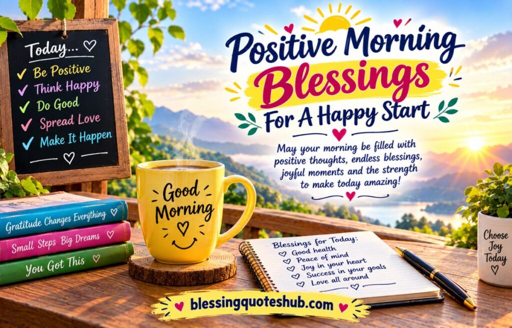 Positive Morning Blessings For A Happy Start