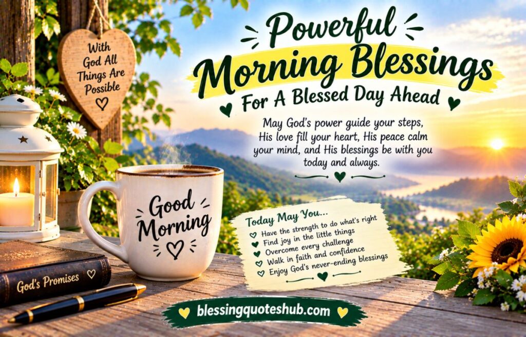 Powerful Morning Blessings For A Blessed Day Ahead