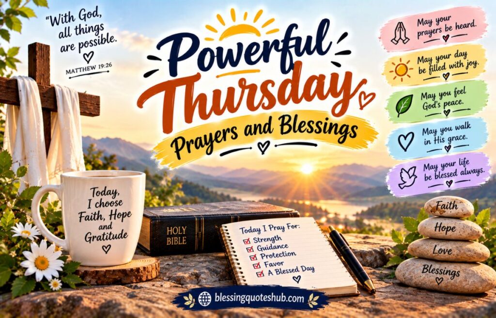 Powerful Thursday Prayers and Blessings