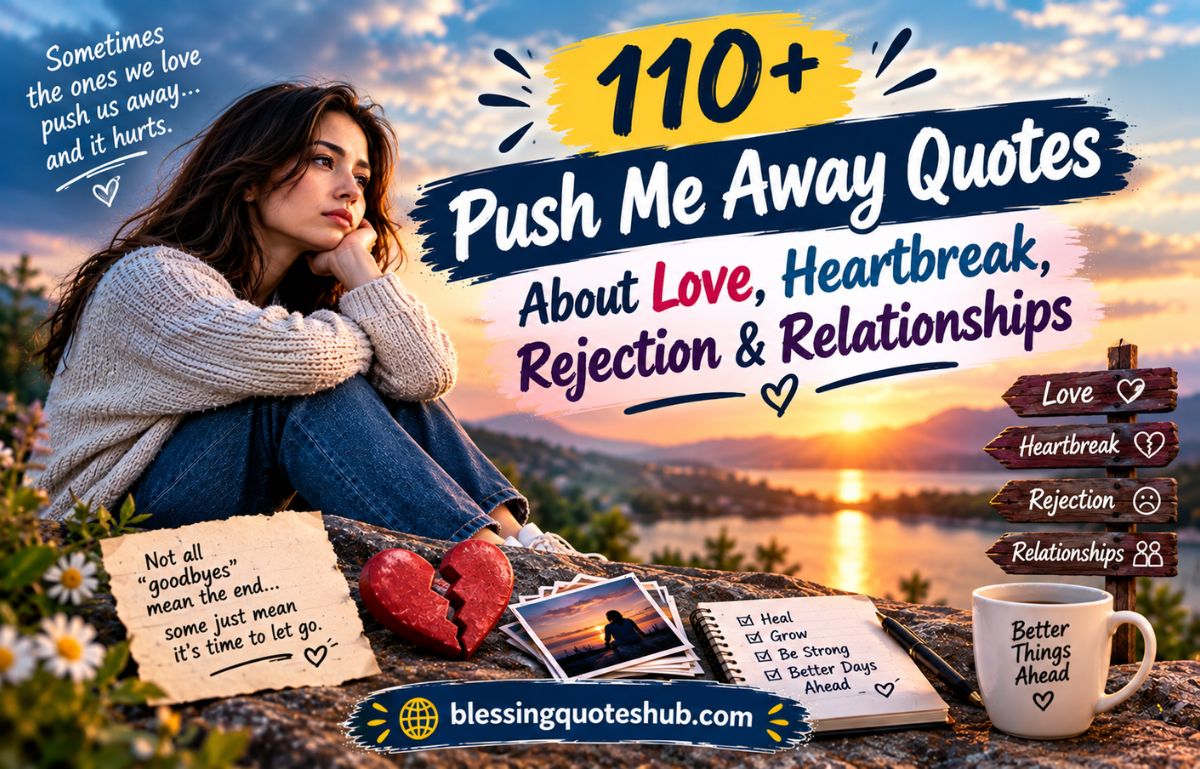 Push Me Away Quotes About Love, Heartbreak, Rejection & Relationships