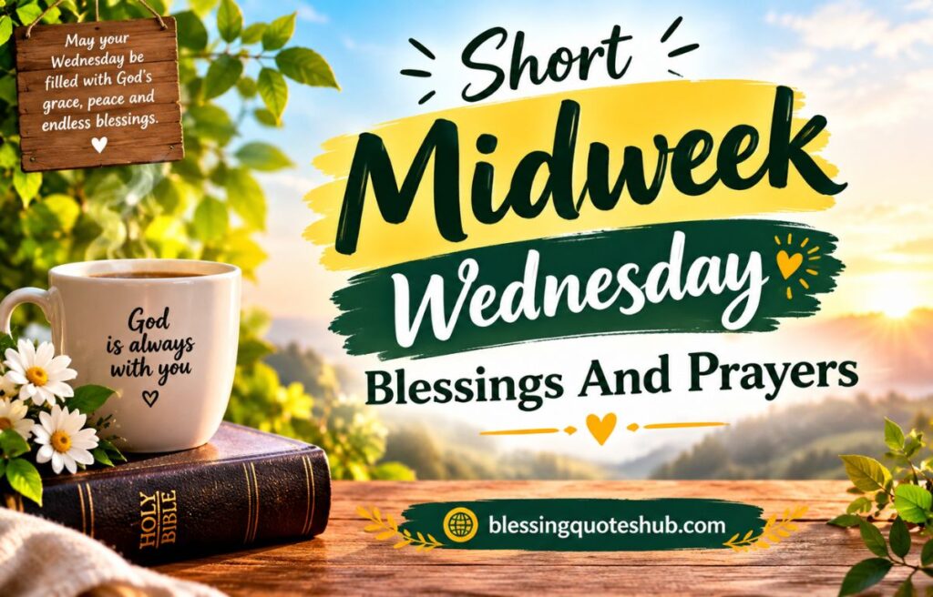 Short Midweek Wednesday Blessings And Prayers