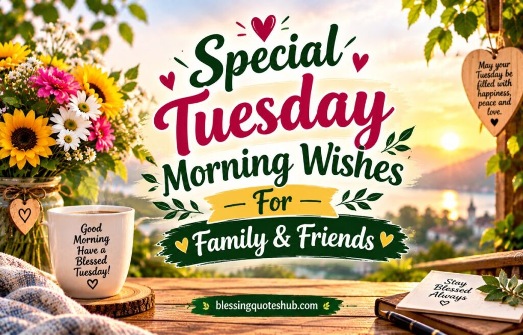 Special Tuesday Morning Wishes For Family & Friends