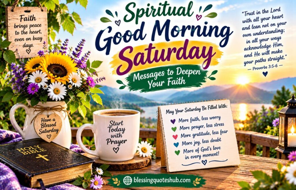  Spiritual Good Morning Saturday Messages to Deepen Your Faith