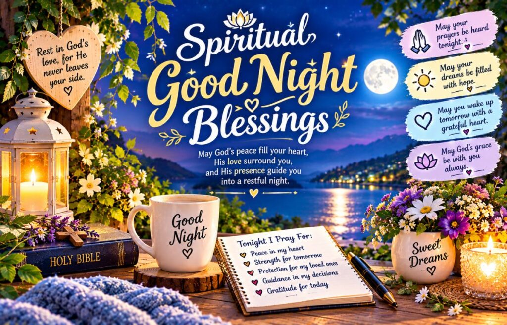  Spiritual Good Night Blessings