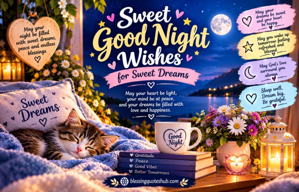  Sweet Good Night Wishes for Sweet Dreams