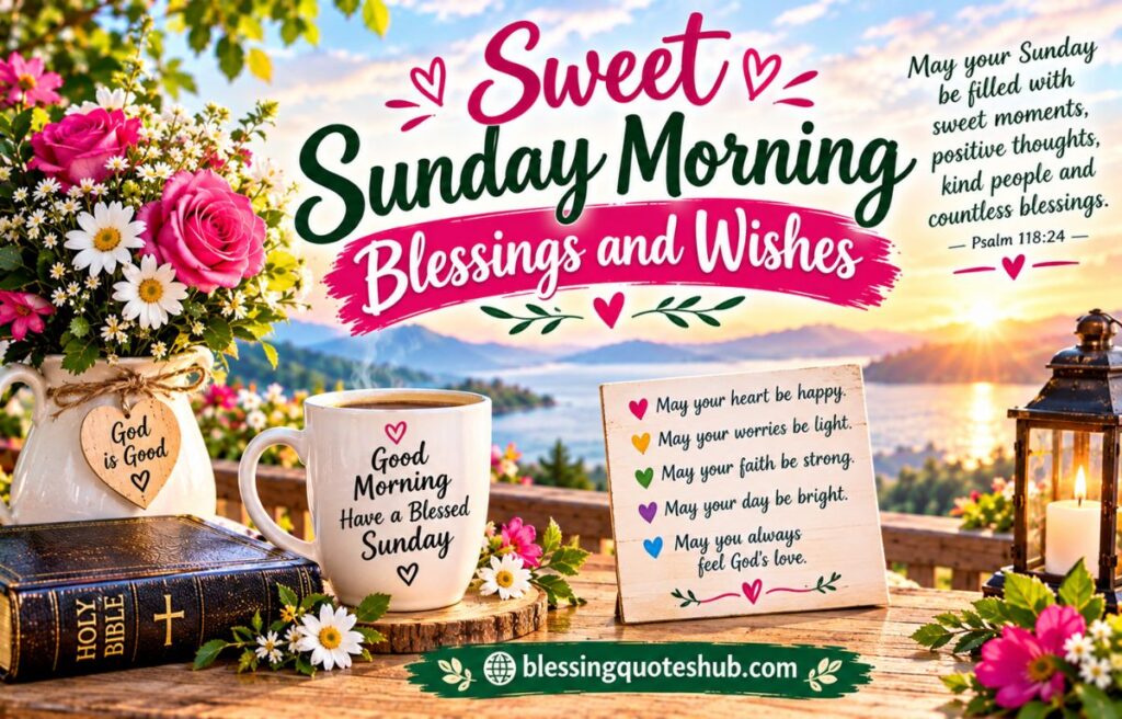  Sweet Sunday Morning Blessings and Wishes