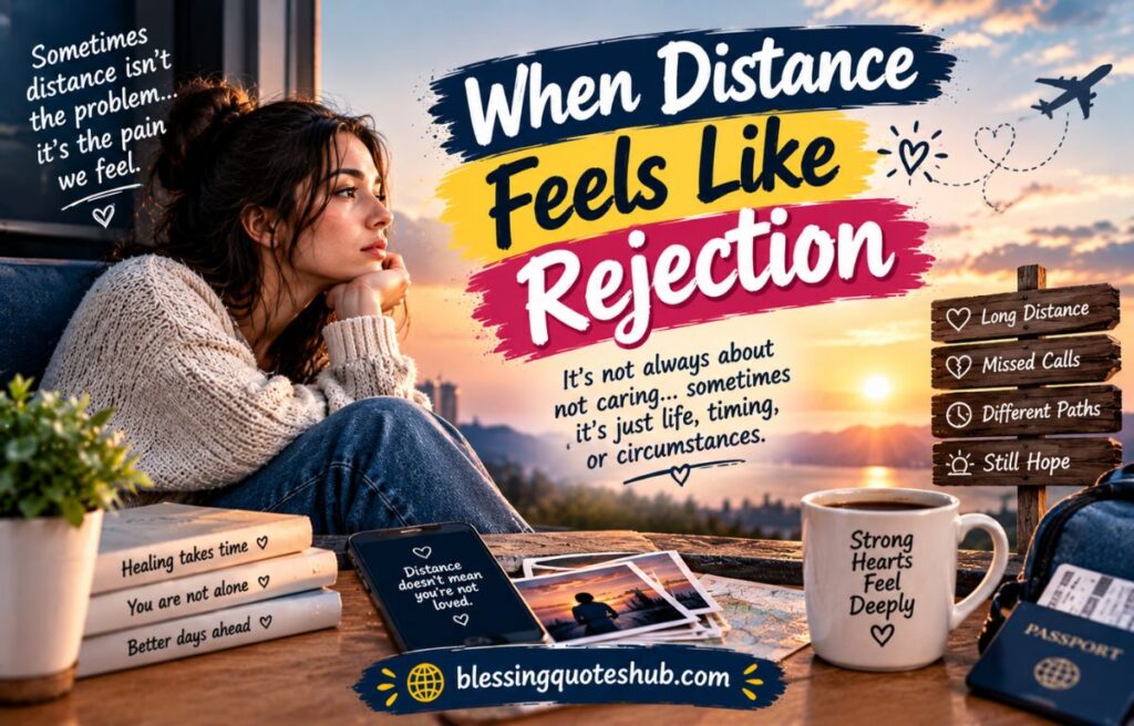 When Distance Feels Like Rejection