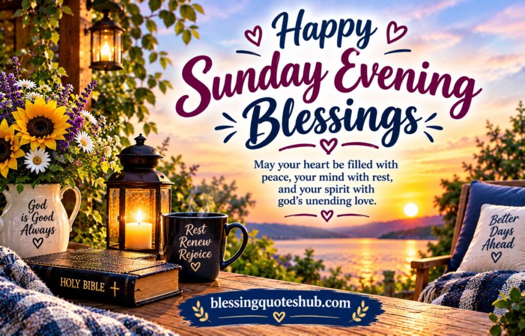 Happy Sunday Evening Blessings