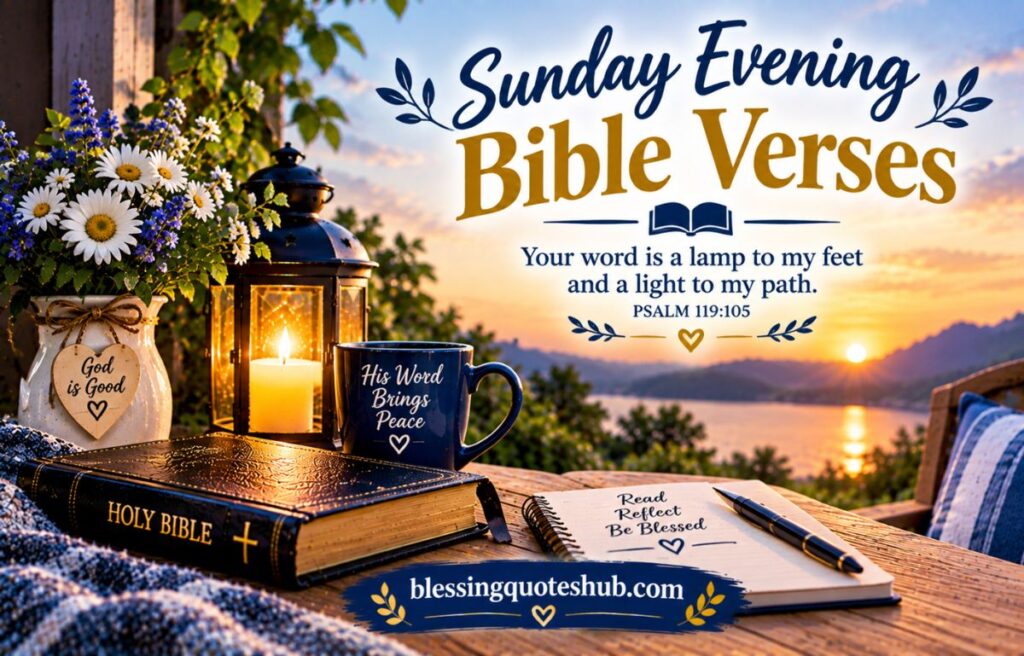 Sunday Evening Bible Verses