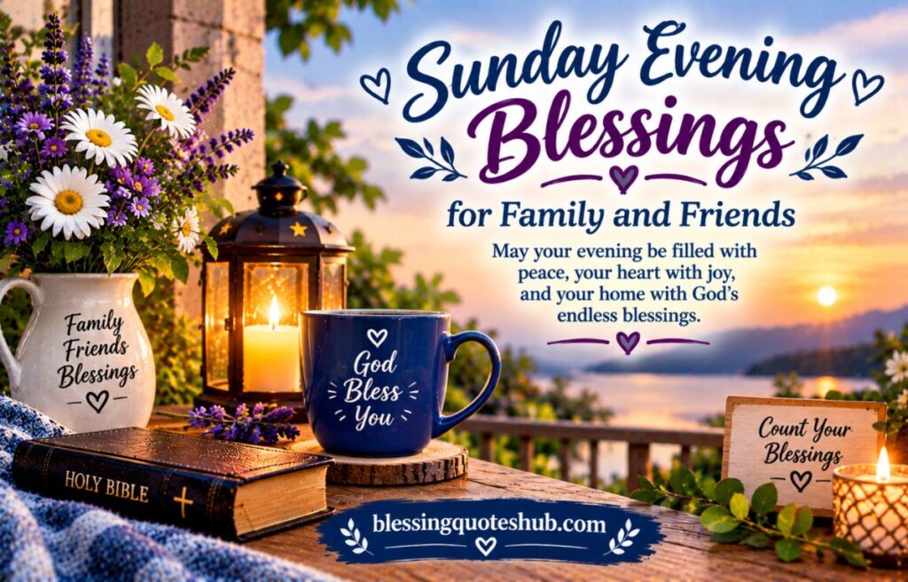 Sunday Evening Blessings for Family and Friends