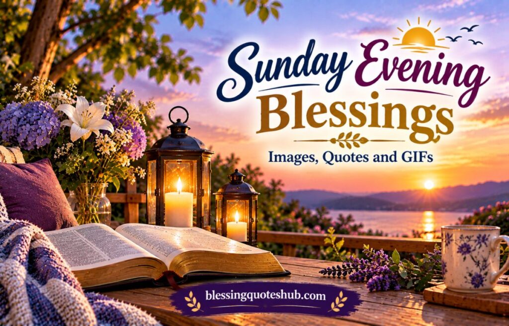 Sunday Evening Blessings Images, Quotes and GIFs
