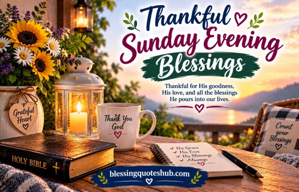 Thankful Sunday Evening Blessings